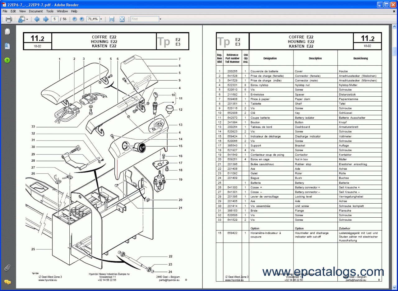 Spare part hyundai